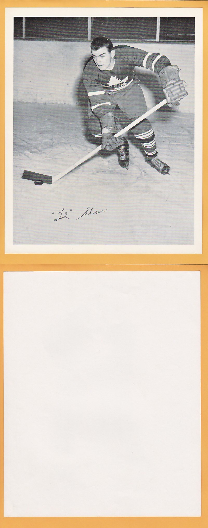 1945-54 QUAKER OATS PHOTO TOD SLOAN photo 1945-54 QUAKER OATS PHOTO TOD SLOAN photo